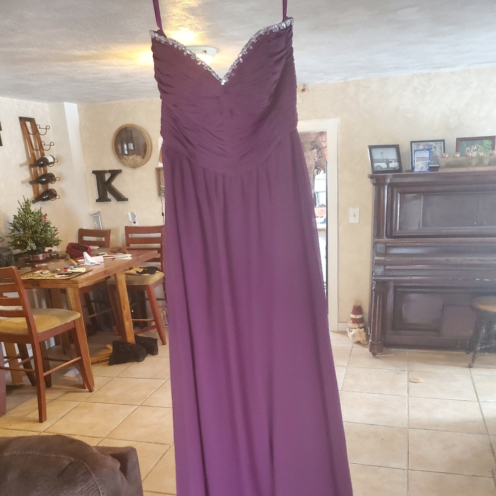 Purple gown
